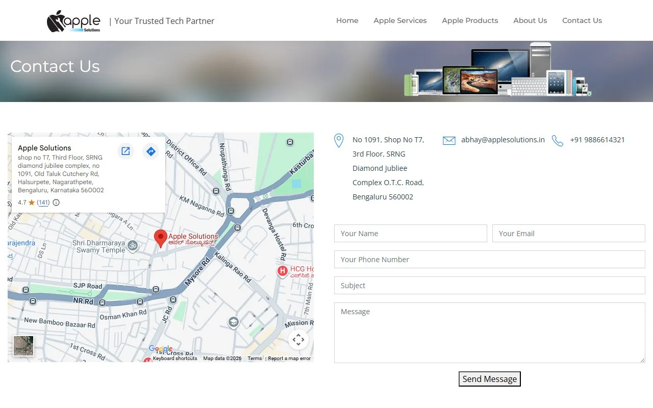 applesolutions.in Screen 4