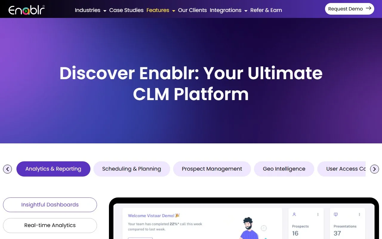 EnablrSales Analytics & Reporting